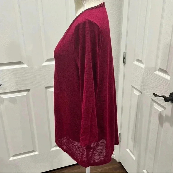 Juicy Couture Keyhole front with a little sparkle 90s vibe sweater - Picture 5 of 9